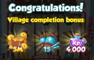 village completion bonus